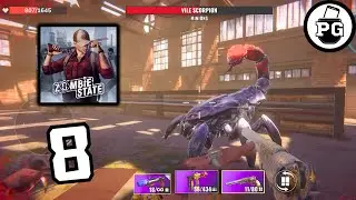 Vile Scorpion Boss In Chapter 7 🧟&zwj;♂️ Zombie State: Roguelike FPS - Gameplay Walkthrough |Part 8|