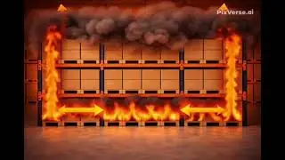 Flue spaces @storage racks
