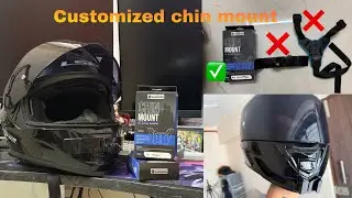 🔧 Upgrading My Helmet with a Clean Custom Chin Mount! ( installation + first impression )