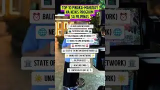 Top 10 Pinaka-Mahusayna News Program sa Pilipinas 📰📽️☝️ #top10 #top #didyouknow #news #shorts #fyi
