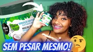 TESTEI O CREME DE HIDRATA&Ccedil;&Atilde;O DA LINHA MARIA NATUREZA DA SALON LINE