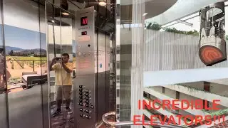 INCREDIBLE Modernized 1971 Otis Traction Elevators At The Hyatt Regency In Rosemont, IL