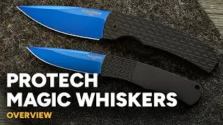 Protech Magic Whiskers - BR-1 & Magic 2 Hidden Opening Automatic Knives - Overview