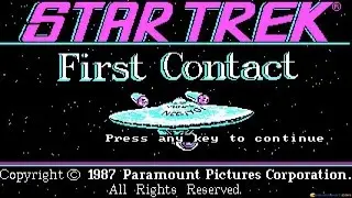 Star Trek: First Contact gameplay (PC Game, 1988)