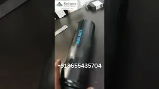 Radiance's thermal inkjet printer printing colour printing on black surface. #thermalinkjetprinter