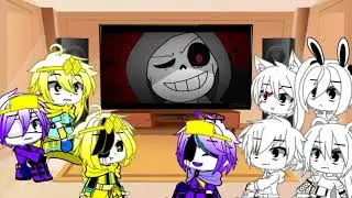 Past DreamTale and Bullies react to StarSanss And Bad Guy Part 2 ( UpLoad)
