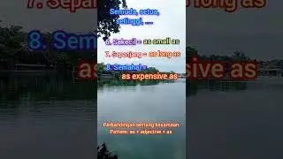 Semuda, setua, setinggi, .... #shorts #learningenglish #perbandingankesamaan #asadjectiveas