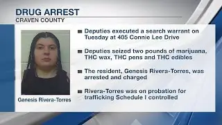 DEPUTIES: Woman on probation caught with drugs at Craven County home