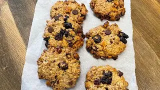 Oatmeal Cookies with Nuts and Dried Cranberries [ENG SUB]  堅果燕麥曲奇(粵語)