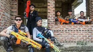 Nerf Guns War: Police Men Of SEAL TEAM Attack Eliminates Dangerous Criminal Group