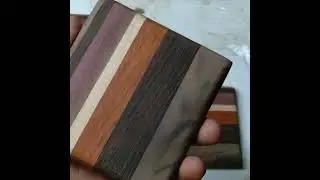 Exotic wood coasters
