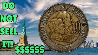 Top 6 Rare 10 Piso Coins Worth Big Money! #valuablecoins #rarecoins #goldcollector 