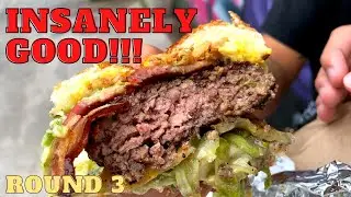TRUFFLE CHEESEBURGER! BEST BURGER IN TORONTO! RICHMOND STATION, BYMARK, CARBON BAR!!