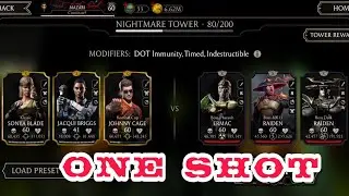 Nightmare tower boss 80 with Gold team