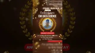 CMI M.Sc Data Science Results | Mathstats Classes Students at CMI #cmi #mathstats #toppers #shorts