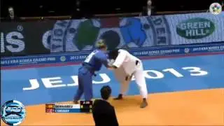 Judo Grand Prix Jeju 2013 Bronze -70kg BERNABEU Maria (ESP) - CONWAY Sally (GBR)