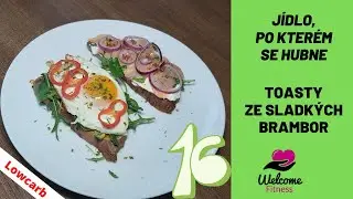 Jídla, po kterých se hubne. Lowcarb/KETO. Toasty ze sladkých brambor. Náhrada chleba a pečiva.