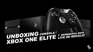 Unboxing: Consola Xbox One Elite (Y membres&iacute;as Xbox Live de regalo)
