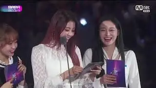 171129 PRISTIN WON BEST NEW FEMALE ARTIST IN MAMA 2017 @MAMA IN JAPAN 2017