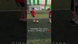 Videoda ka&ccedil; tane kırmızı forma var ? 🔴 ( zor seviye ) #shorts