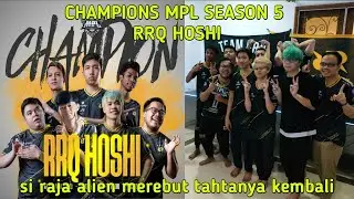 INI LAH DIA JUARA MPL SEASON 5 RRQ HOSHI