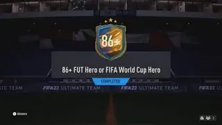 86+ fut hero or WC hero upgrade sbc!