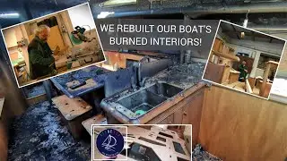 BOAT'S INTERIORS REBUILT! Episode 4 on Vitalyca cruise: sub-floors and furniture refurbishment.