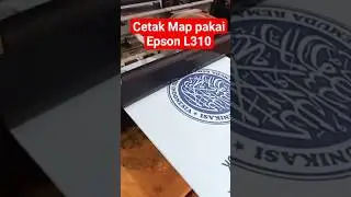 Cetak Map pakai Epson L310