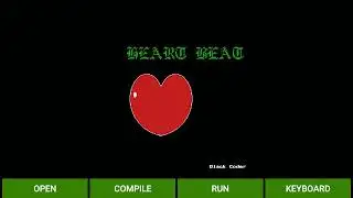 Creating heart with animation in computer graphics using c language||Black Coder