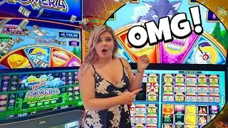 Руби выигрывает по-крупному на игровом автомате Huff N More Puff Power 4!