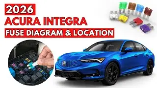 Схема расположения предохранителей и руководство пользователя для Acura Integra 2026 года