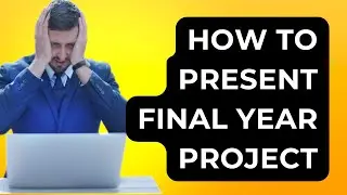 How To Present Final Year project In University or College Urdu Hindi 2023|| Web Projects||