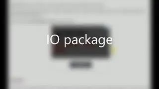 java i/o package - input and output stream