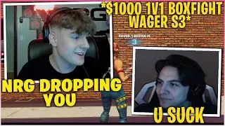 CLIX RETURNS To BOXFIGHT In SEASON 3 & SHUTS UP NRG BUCKE In 1v1 Wager for $1000! (Fortnite Moments)