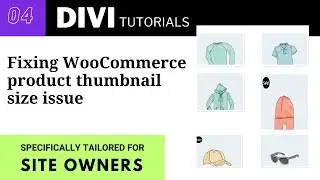 Fixing WooCommerce product thumbnail size issue | Divi tutorial for beginners