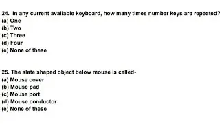 Input & Output Devices PyQs Important for Junior Assistant Exam Jkssb 2026