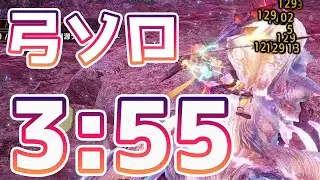 【MHRise】百竜ノ淵源ナルハタタヒメ 弓 ソロ 3:55 オトモあり  / Narwa the Allmother Bow Solo