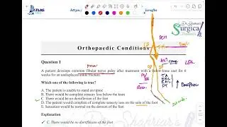 MRCS ORTHO questions 1 pastest