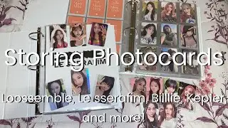 Storing Photocards 4 | Loossemble, Le sserafim, Billlie, Kep1er, and more! ASMR