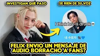FELIX ENVIA UN MENSAJE DE AUDIO BORRACHO A STAY? + SE RIEN DE SU VOZ + DESCUBREN QUE PASO