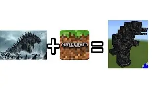 Godzilla in Minecraft (mobzilla mod)