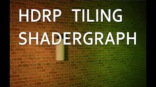 Unity HDRP material Tiling Shader