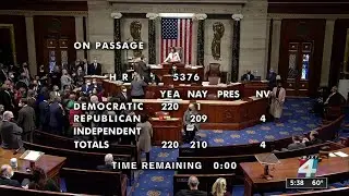 Dems&rsquo; sweeping social, climate bill passes divided House