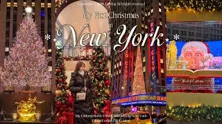 .ﾟ* 인생 버킷리스트🗽뉴욕에서의 첫 크리스마스 𝙑𝙡𝙤𝙜 *.ﾟ| 🎄겨울 낭만 가득한 크리스마스 마켓부터 화려한 불빛이 가득한 5번가 거리까지✨