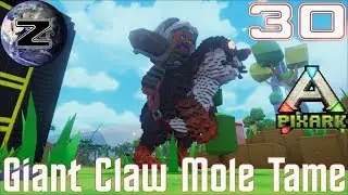 Giant Claw Mole Tame!!! PixARK Gameplay 2018!!! EP 30