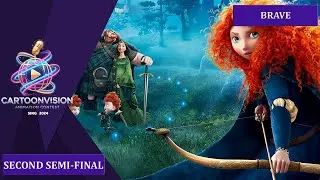 Brave - Touch the sky | Second Semi-Final | Cartoonvision 2024
