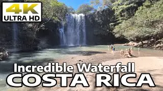 [4K] 💦 Waterfall Tour, Costa Rica + Near The Liberia Airport || Llanos del Cortes #costarica #travel