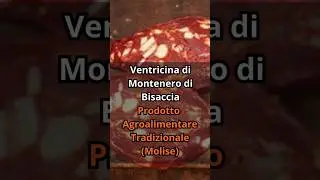 Ventricina di Montenero di Bisaccia | Insaccati | Prodotto Agroalimentare Tradizionale | Molise 🇮🇹