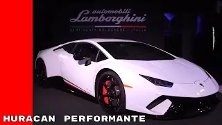 Lamborghini Huracan Performante Unveiling At New York & Shanghai