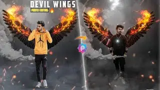 Devil Wings Photo Editing | PicsArt Devil Concept Editing | Step By Step Hindi | IMRAN EDITX